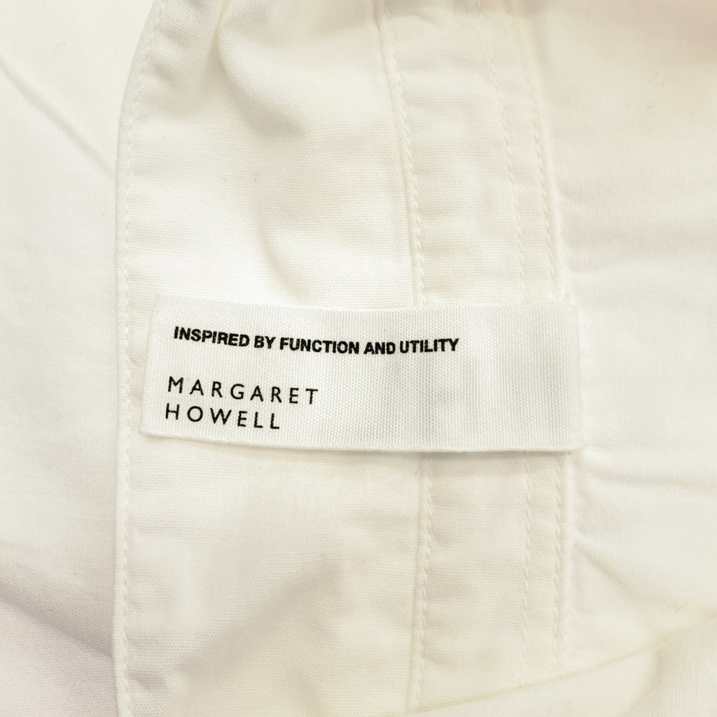 MHL. / エムエイチエルマーガレットハウエル | コットン リネン ラウンドカラー 半袖シャツ | 1 | レディース