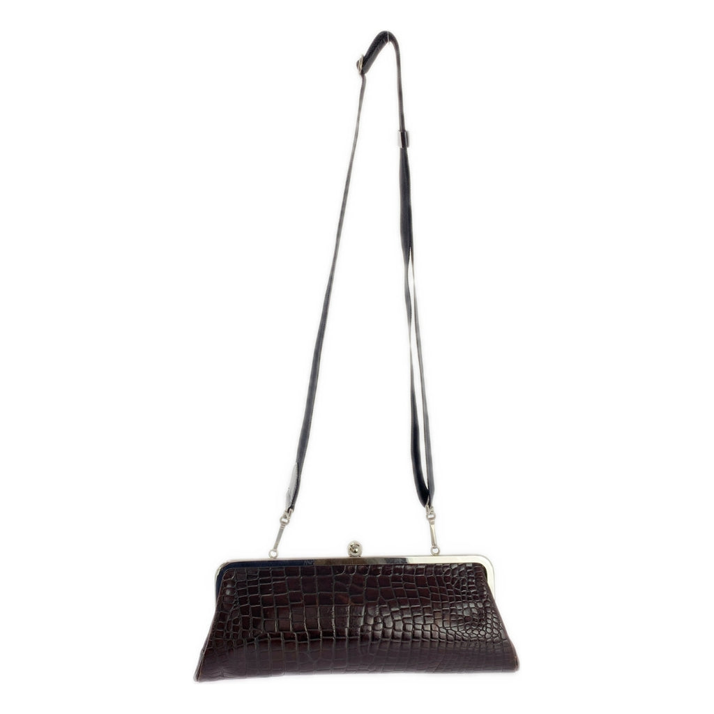 COMME des GARÇONS / Katsuyuki Yoshida 鱷魚紋壓紋搭扣單肩包 | SHOPBOP