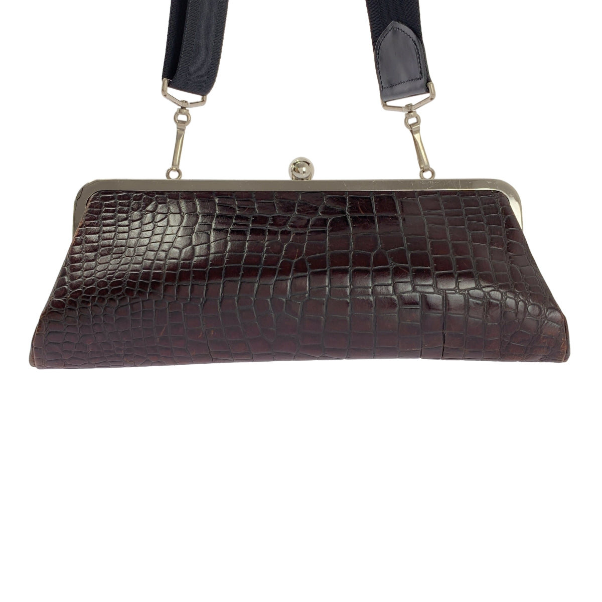 COMME des GARÇONS / Katsuyuki Yoshida 鱷魚紋壓紋搭扣單肩包 | SHOPBOP