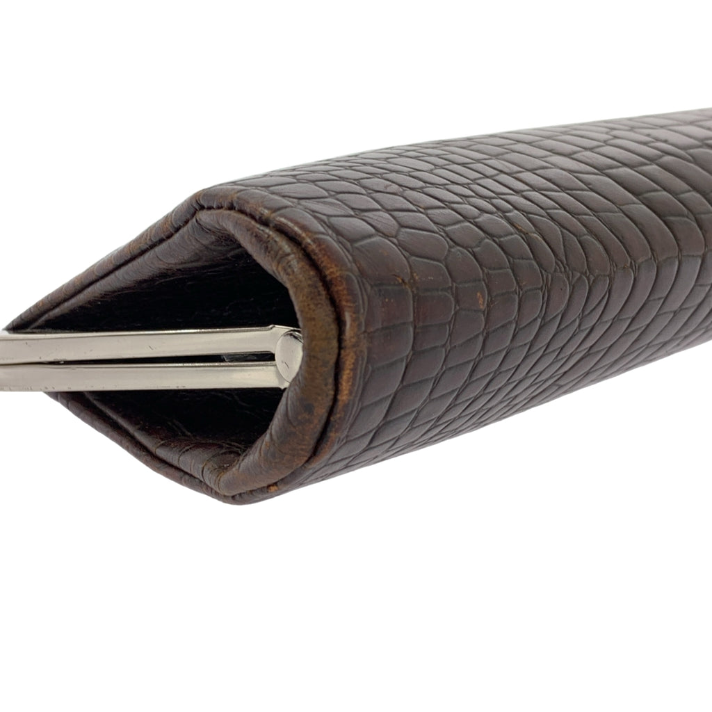 COMME des GARÇONS / Katsuyuki Yoshida 鱷魚紋壓紋搭扣單肩包 | SHOPBOP