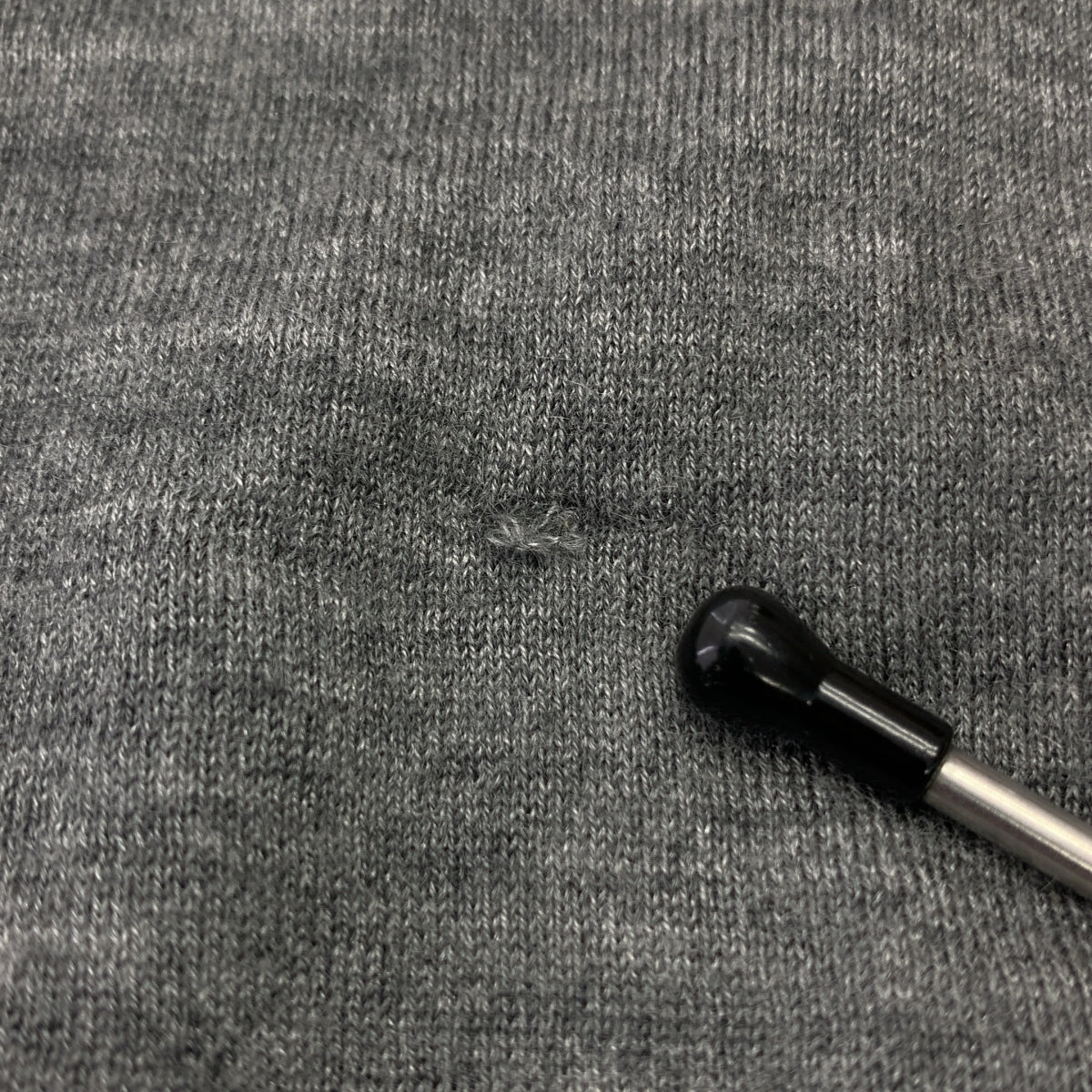 香奈兒 | 法式袖羊絨絲針織衫 | 38碼 | 灰色 | 女款