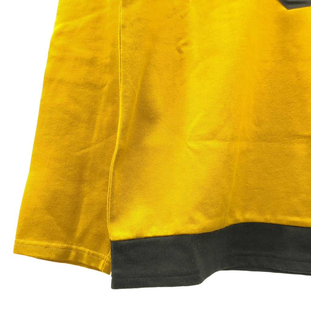 HUF / ハフ | ロゴ クルーネック カットソー | S | マスタード | メンズ