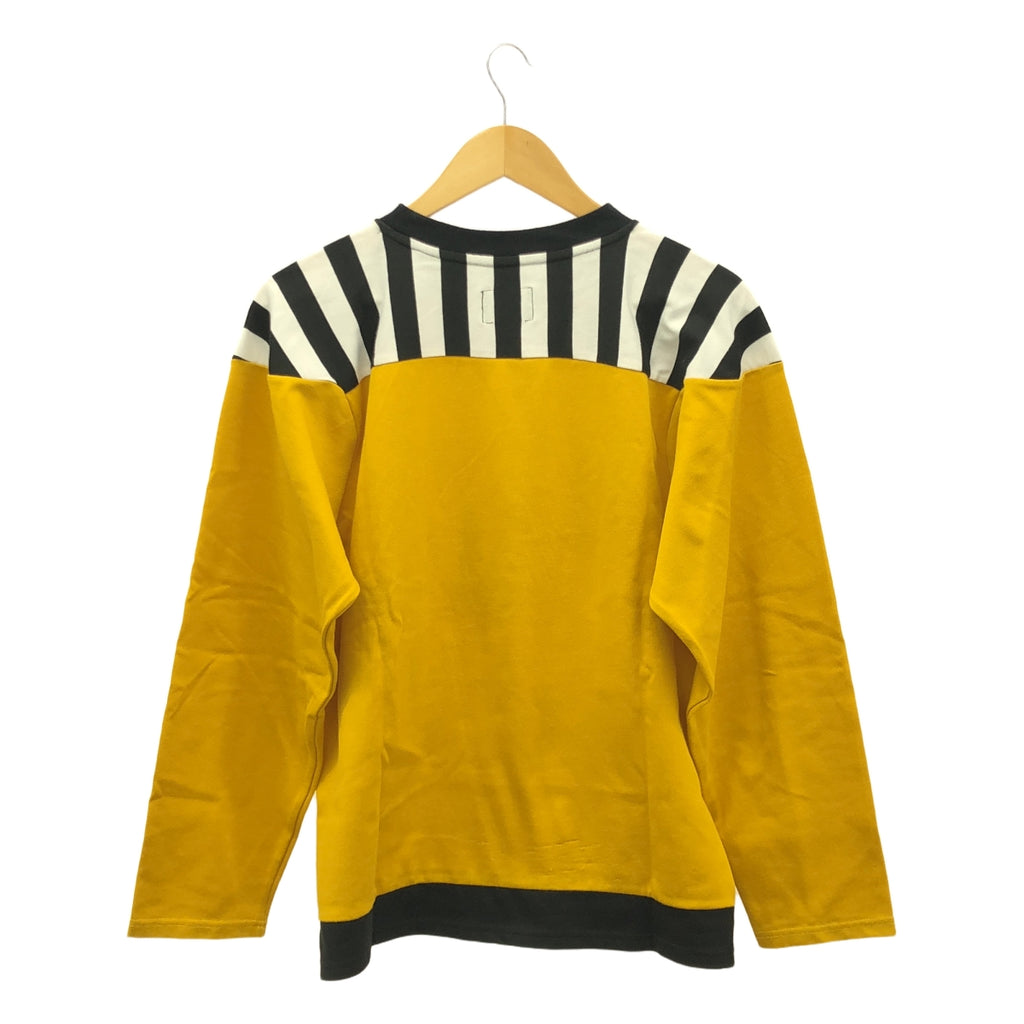 HUF / ハフ | ロゴ クルーネック カットソー | S | マスタード | メンズ