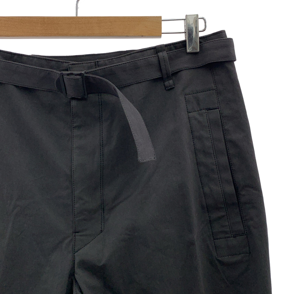 【미품】 LEMAIRE / 르메르 | 2024SS | SEAMLESS BELTED PANTS 코튼 원활한 벨트 팬츠 | 46 | 그레이 | 남성