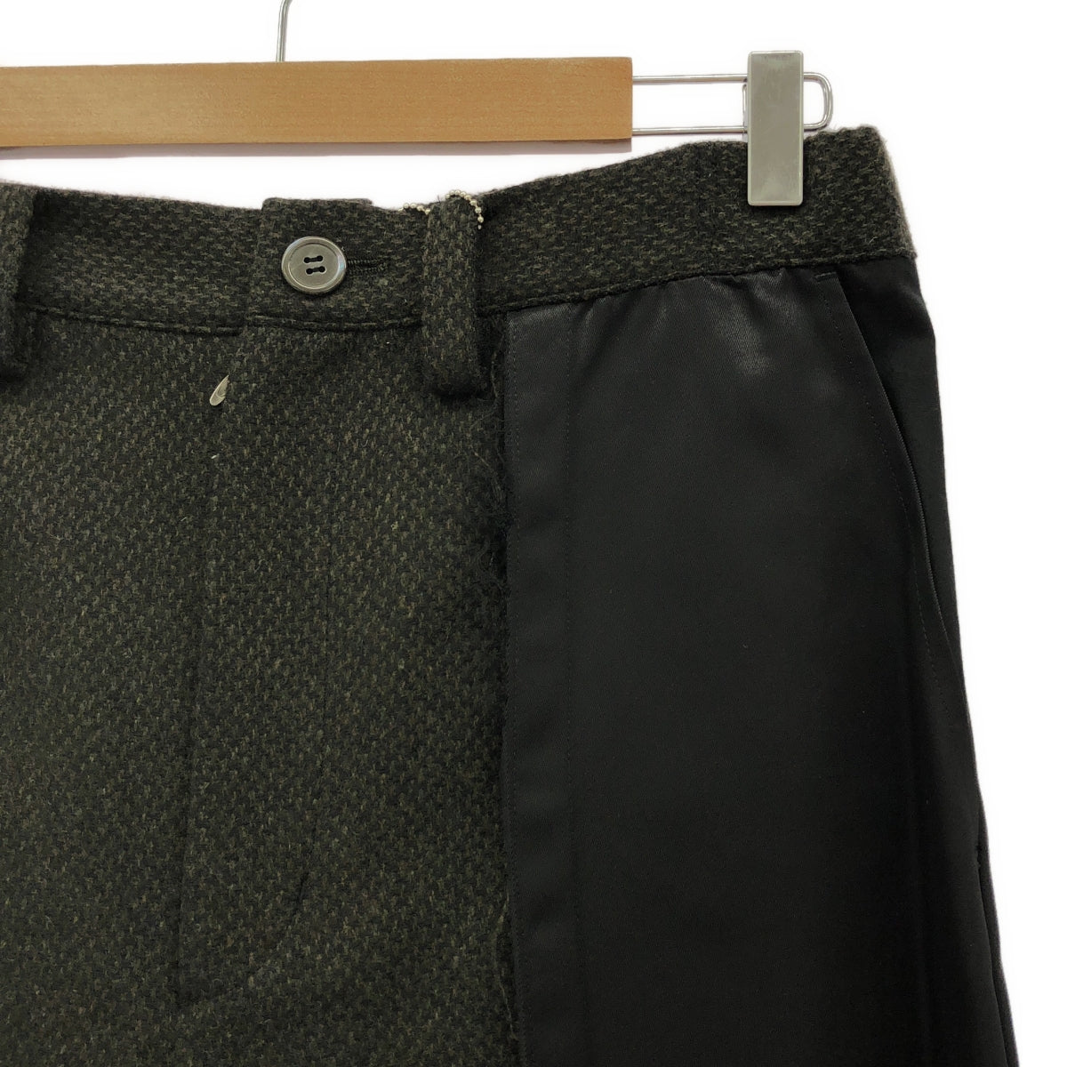 [New] prasthana / Prasthana | LC3 baggy trousers / pants | M | Olive/Black | Men's