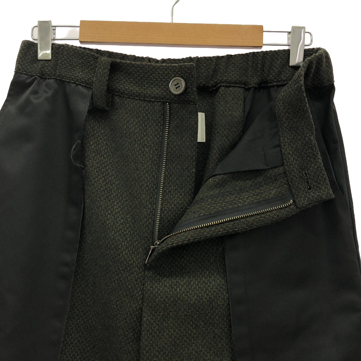 【新品】  prasthana / プラスターナ | LC3 baggy trousers / パンツ | M | オリーブ/ブラック | メンズ