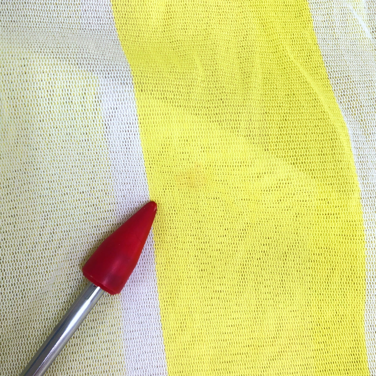 ISSEY MIYAKE / イッセイミヤケ | 2013SS | ナイロン ストライプ メッシュ ノースリーブ ワンピース | 2 | レディース