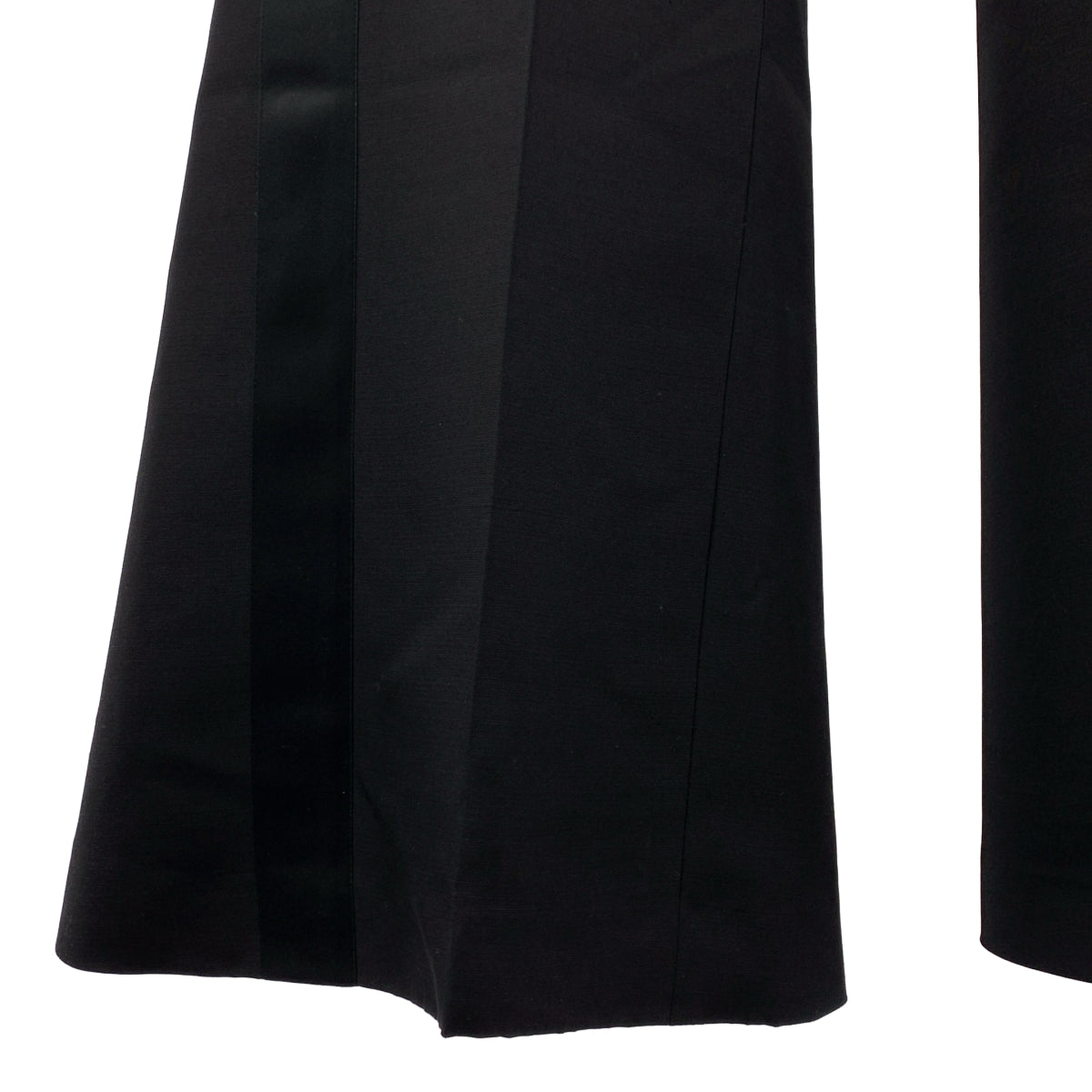 sacai / 사카이 | 2022AW | 울 실크 사이드 라인 플레어 슬랙스 팬츠 | 2 | 여성