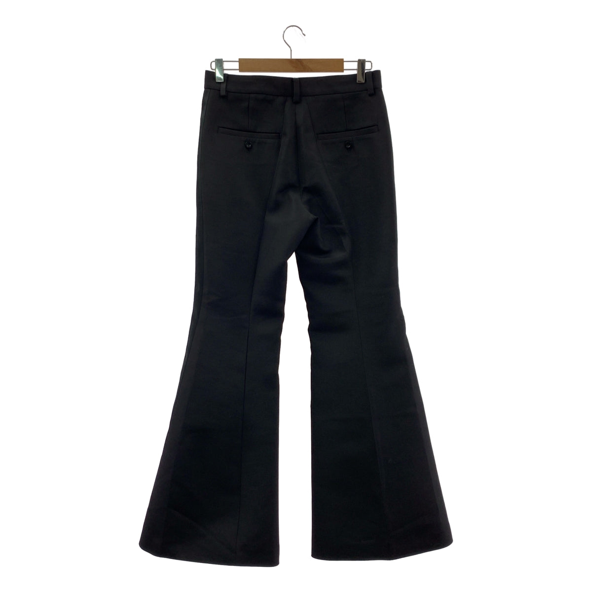 sacai / 사카이 | 2022AW | 울 실크 사이드 라인 플레어 슬랙스 팬츠 | 2 | 여성