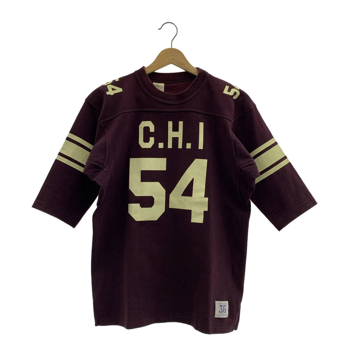 N.HOOLYWOOD / エヌハリウッド | × Chanpion チャンピオン別注 ナンバリングプリント フットボールTシャツ | 36 | メンズ