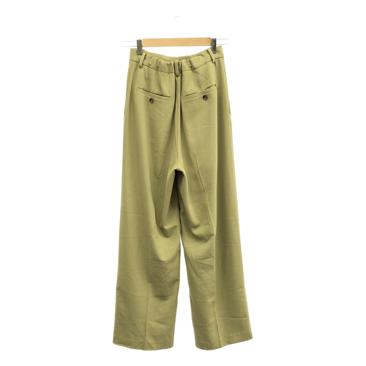 CLANE / クラネ | 2WAY TUCK STRAIGHT PANTS タック パンツ | 1 | ベージュ | レディース