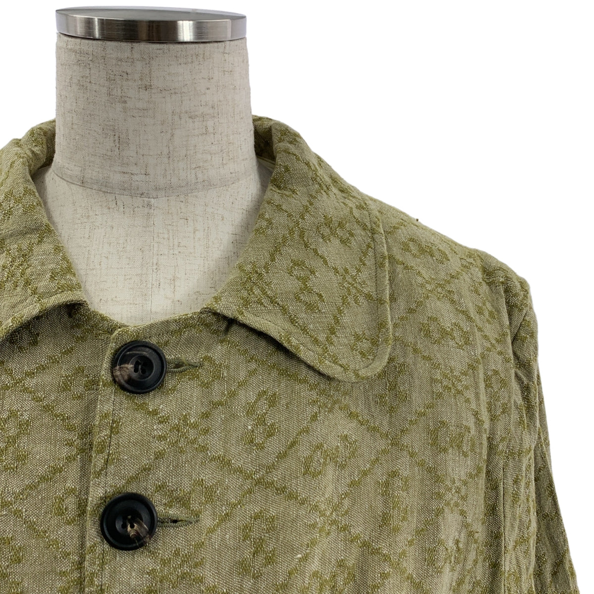 JOHN ALEXANDER SKELTON | 2024SS | 提花束帶大衣 | XL |