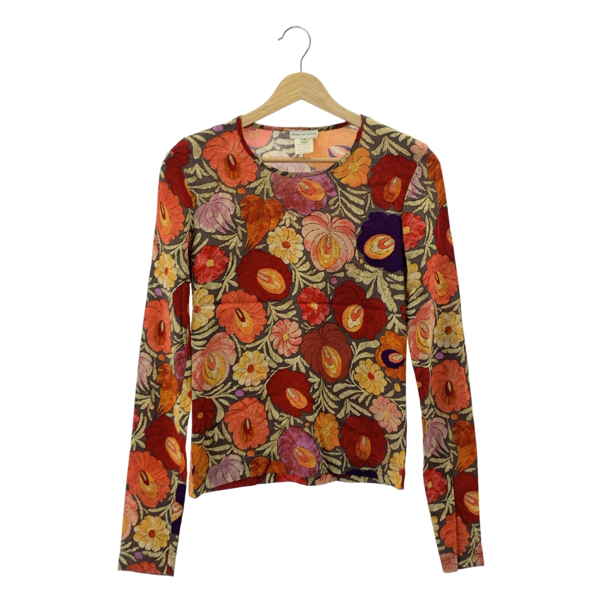 DRIES VAN NOTEN / 드리스 반 노튼 | 레이온 총 무늬 플로랄 컷소우 | M | 여성