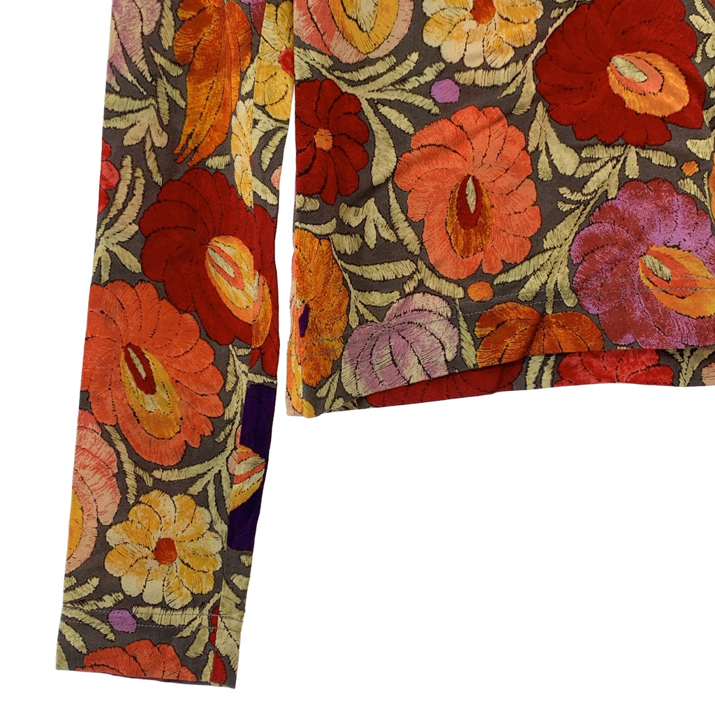 DRIES VAN NOTEN / 드리스 반 노튼 | 레이온 총 무늬 플로랄 컷소우 | M | 여성