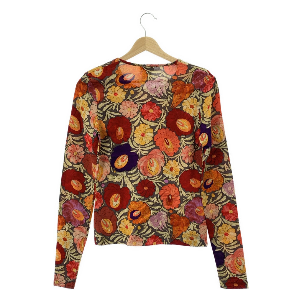 DRIES VAN NOTEN / 드리스 반 노튼 | 레이온 총 무늬 플로랄 컷소우 | M | 여성