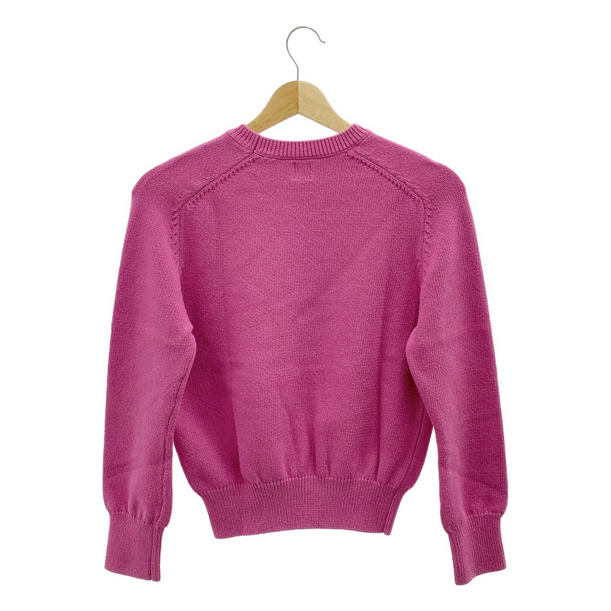 美品 24SS エブール×ロンハーマン カシミヤ混 コットン ニット Vネック ロンハーマン】 Vネックコットンニット 美品 24SS エブール×ロン