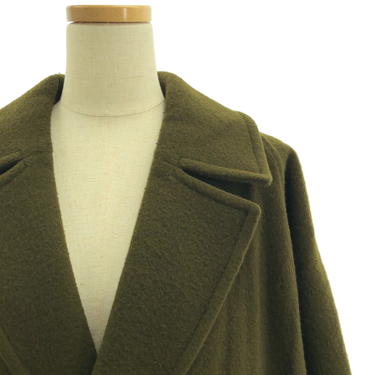 Y's ワイズ コットンロング タックフレアスカート ダブルボタン