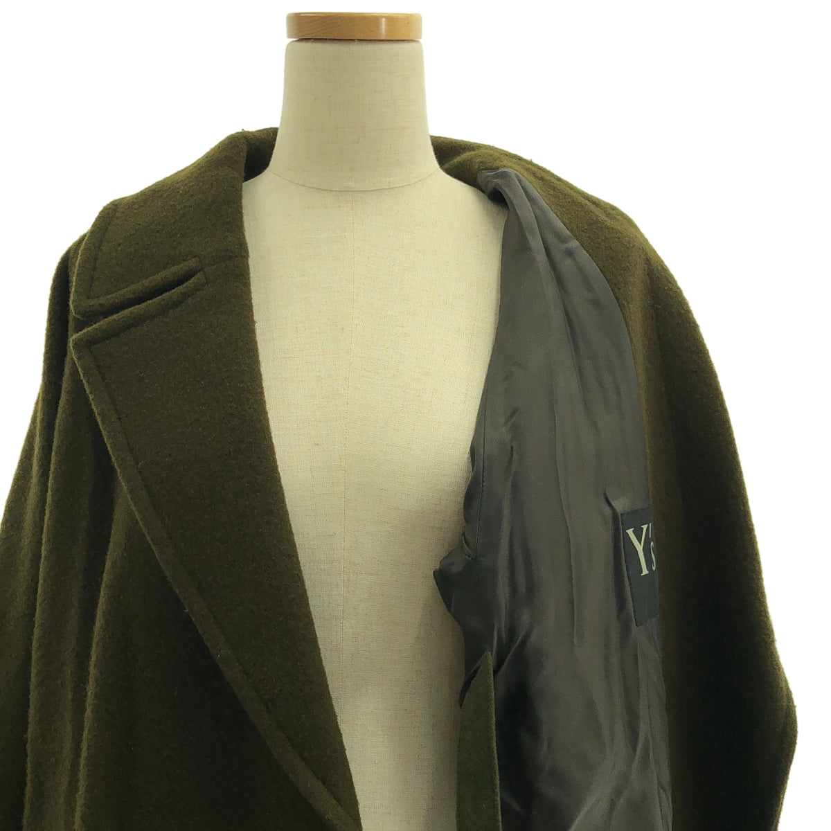 Y's / Y's Yohji Yamamoto | 羊毛束帶外套 / 全襯裡 | 尺寸 1 | 女款