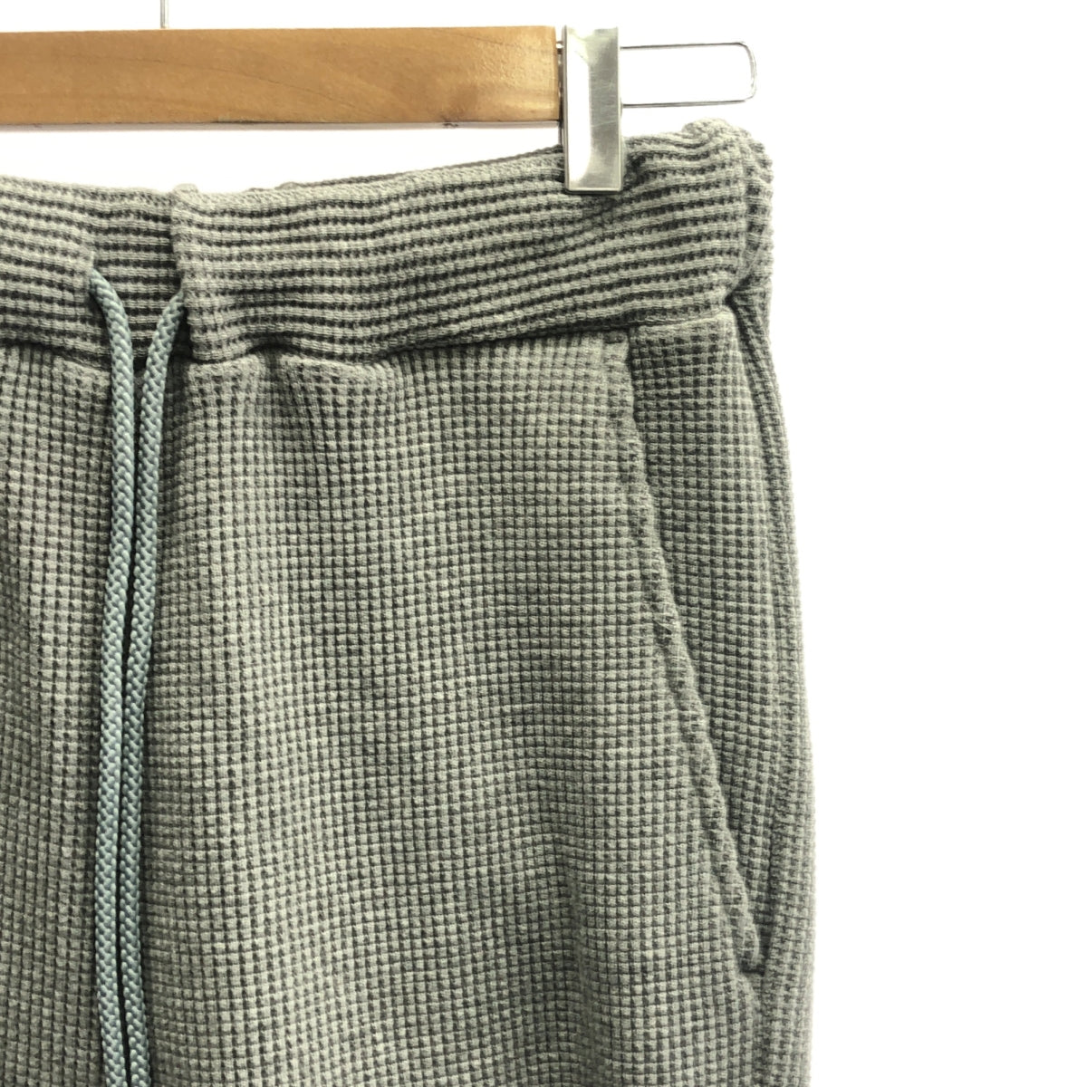 [New] prasthana / Prasthana | Heavy waffle drop crotch pants | Pants | S | Gray | Men's