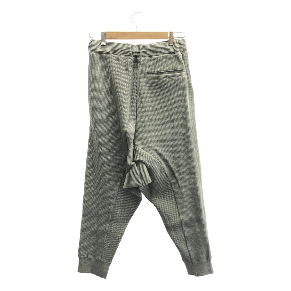 [New] prasthana / Prasthana | Heavy waffle drop crotch pants | Pants | S | Gray | Men's