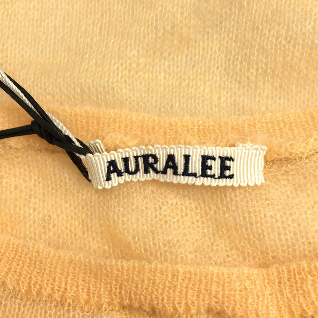 AURALEE / 오라리 | 2024AW | KID MOHAIR SHEER KNIT BOAT NECK P/O / 모헤야 니트 스웨터 | 0 |