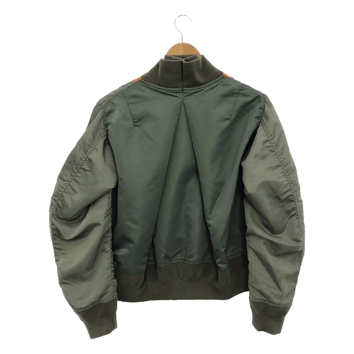 sacai / サカイ | Nylon Twill Blouson ナイロンツイル MA-1 クロップド ボンバージャケット | 2 | レ – KLD