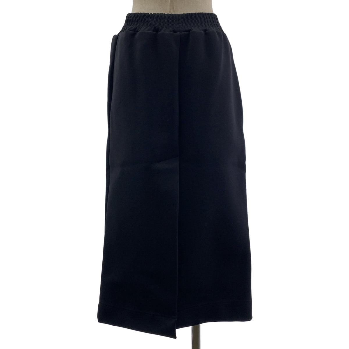 BALENCIAGA / バレンシアガ | バックスリット ウエストゴム ロングスカート | 40 | ブラック | レディース