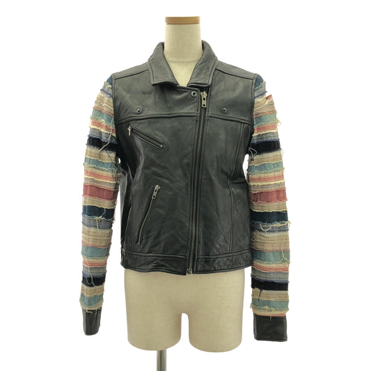 Acne | 2010AW | × Ray BEAMS SLICE LEATHER JACKET | 36 | Women's
