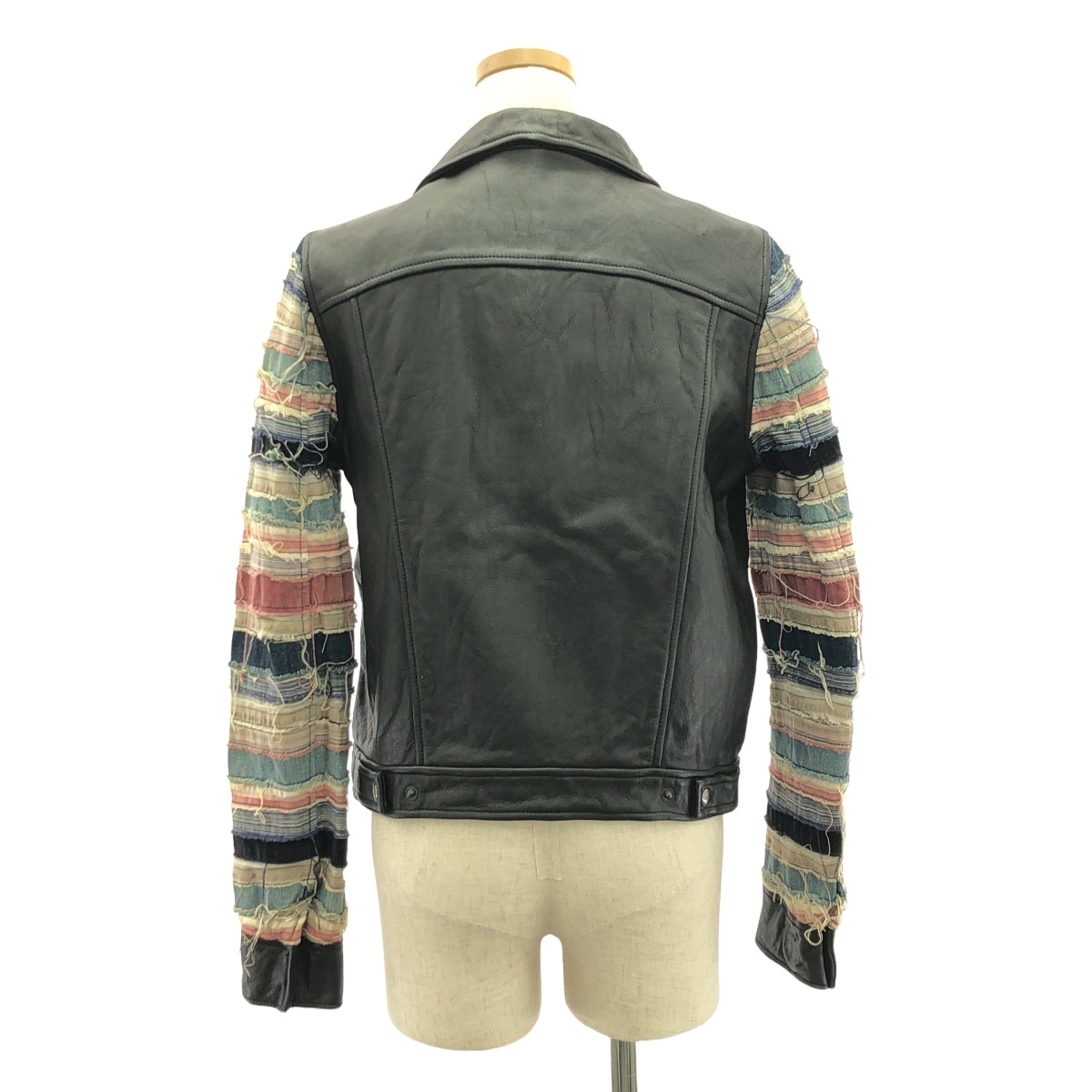 Acne / アクネ | 2010AW | × Ray BEAMS SLICE LEATHER JACKET レザー ジャケット | 36 | レディース