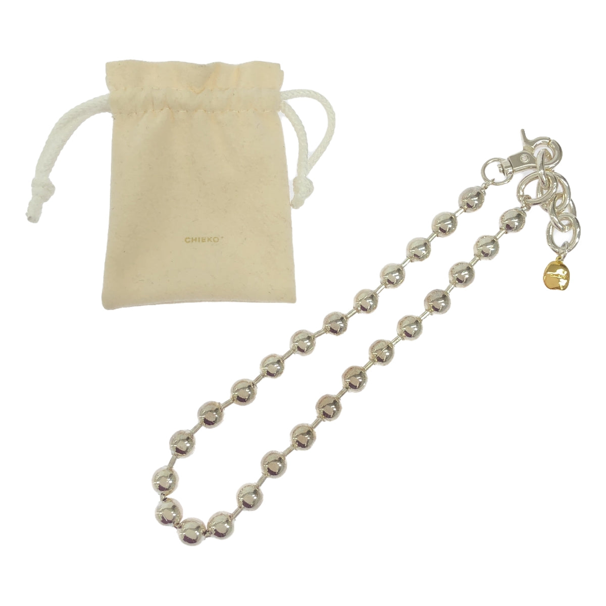 CHIEKO+ | Ball Chain Necklace | Silver | Women's