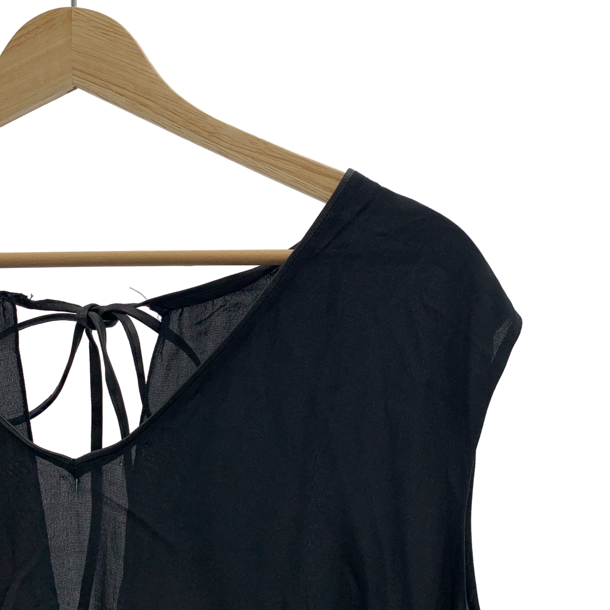 MARNI / マルニ | レーヨン レザーパイピング ティアード ノースリーブワンピース | 40 | レディース