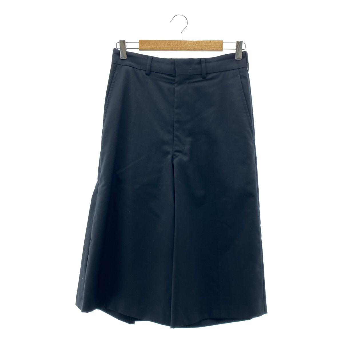 JUNYA WATANABE COMME des GARCONS / 준야와타나베 | 2019AW | 울 슬릿 변형 롱 스커트 | XS | 블랙 | 여성