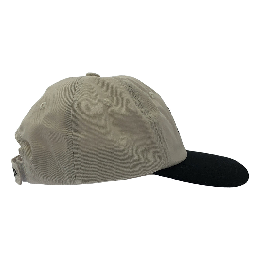 【新品】  CITY COUNTRY CITY / シティーカントリーシティー | 2024AW | EMBROIDERED LOGO COTTON TWILL CAP 刺しゅうロゴ コットンツイル キャップ | F | アイボリー / ブラック | メンズ