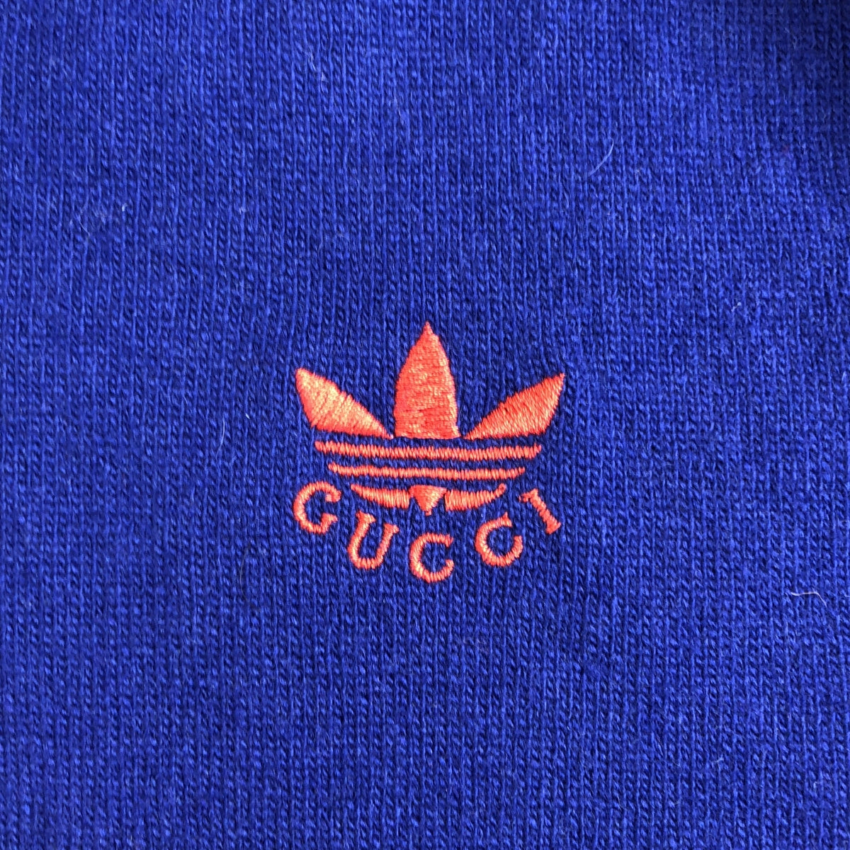 GUCCI / 古馳 | x adidas 針織連帽派克大衣 | XS | 藍色 | 男款