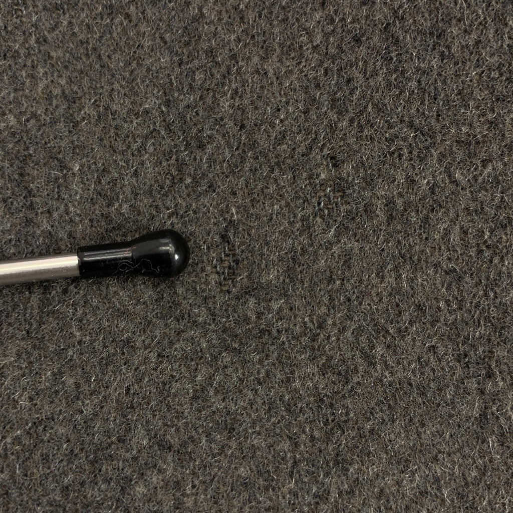 DRIES VAN NOTEN / ドリスヴァンノッテン | ウール ノーカラー ジップ ロングコート | 48 | メンズ