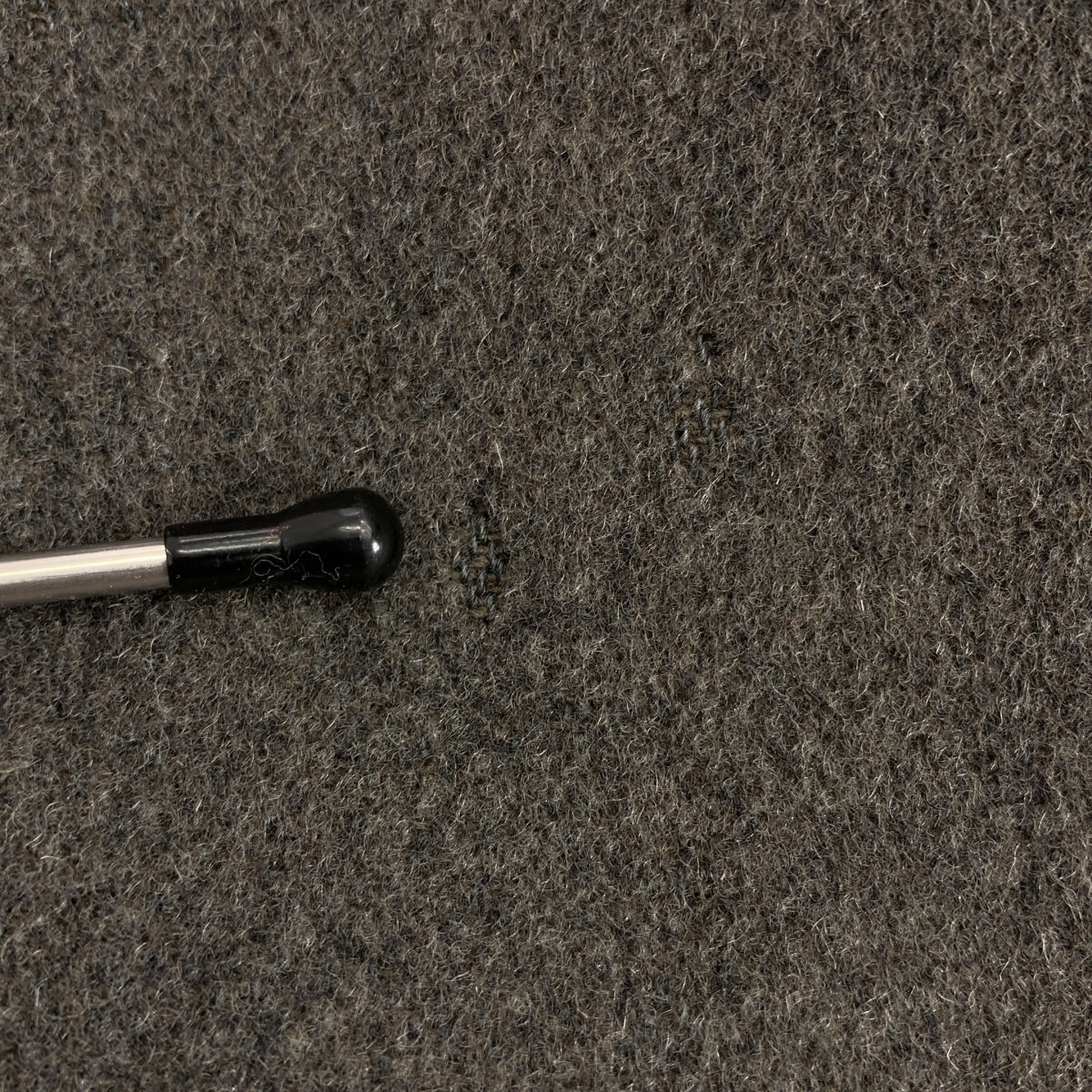 DRIES VAN NOTEN / ドリスヴァンノッテン | ウール ノーカラー ジップ ロングコート | 48 | メンズ