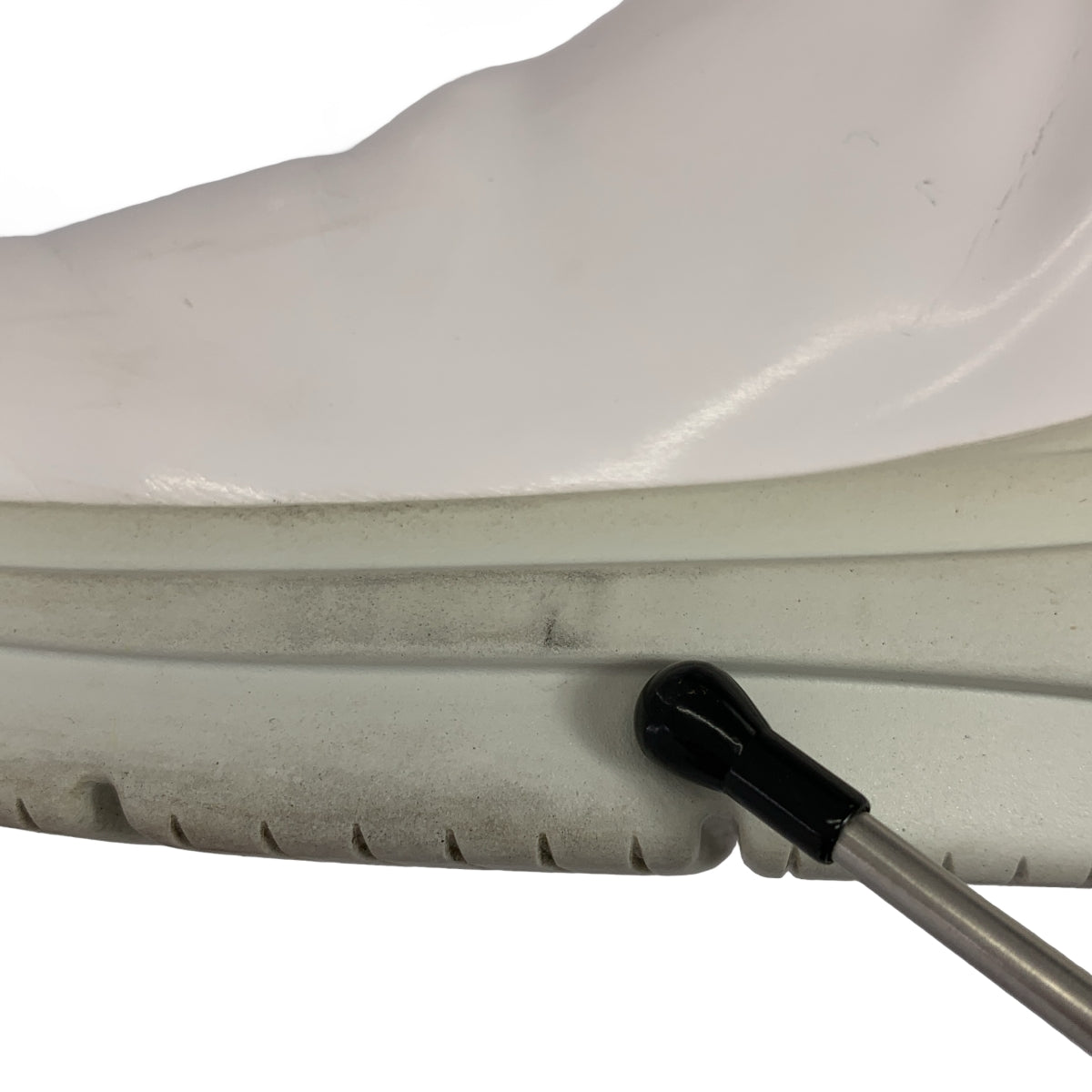 miu miu / 뮤 뮤 | 사이드 로고 레인 부츠 | 37 1/2 |