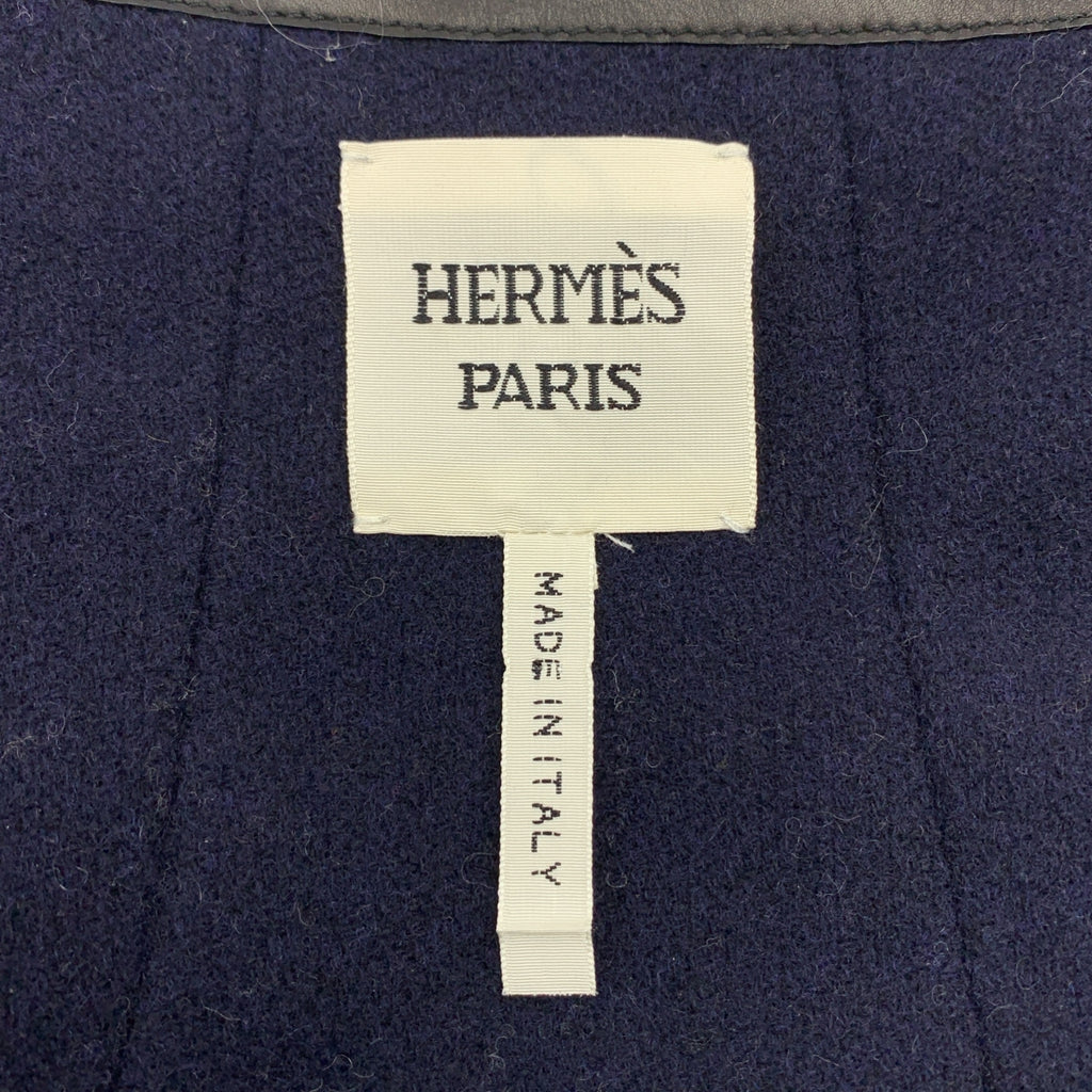 HERMES / 헤르메스 | 송아지 가죽 펀칭 코트 | 34 | 여성
