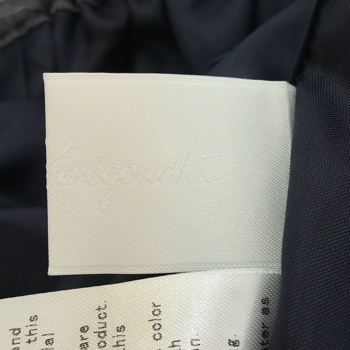 [新] Mame Kurogouchi | 2024秋冬 | “Mishima Karatsu”花卉圖案提花垂墜裙 | 1 |海軍 |女性的