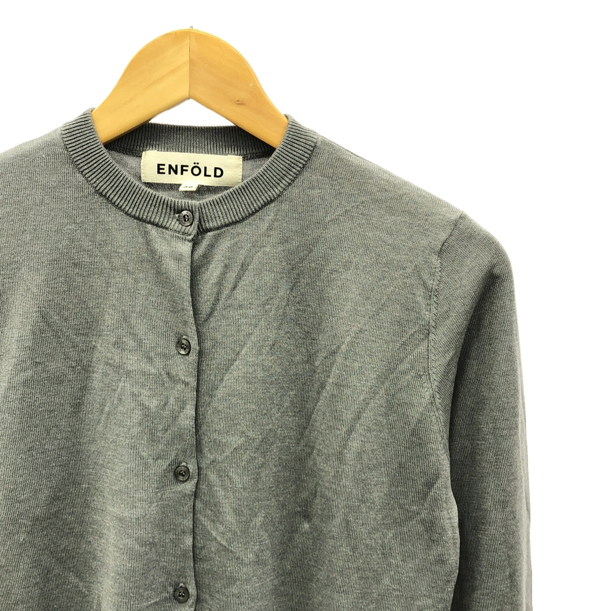ENFOLD / エンフォルド | シルク コットン クルー ニット