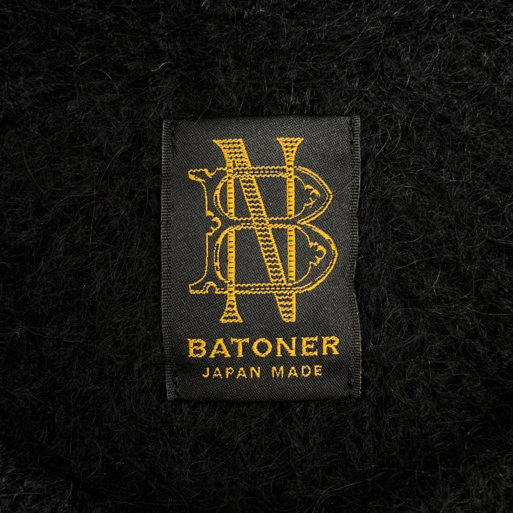 BATONER / バトナー | PURE MOHAIR100％ SIGNATURE CREW NECK モヘア ニット | 2 | メンズ