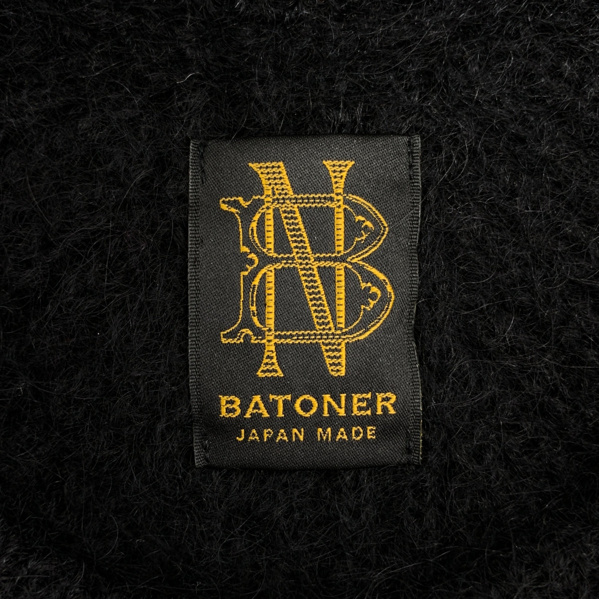 BATONER / バトナー | PURE MOHAIR100％ SIGNATURE CREW NECK モヘア ニット | 2 | メンズ