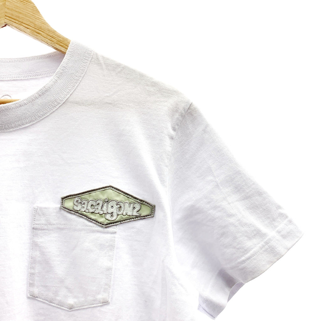 sacai / サカイ | Gonz Patch T-Shirt  / ワッペン ポケット Tシャツ カットソー | 1 | レディース