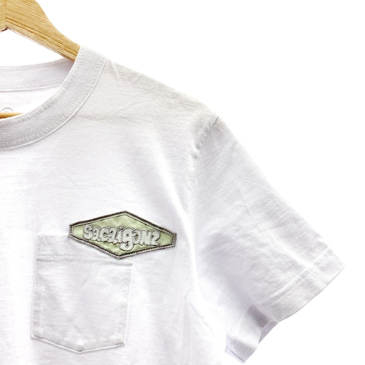 sacai / サカイ | Gonz Patch T-Shirt  / ワッペン ポケット Tシャツ カットソー | 1 | レディース