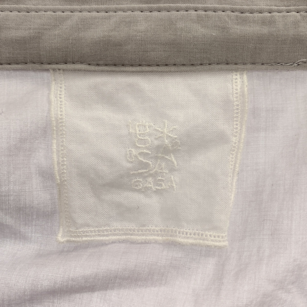 GASA | 劇院角落刺繡襯衫/襯衫 | F 碼 | 女款