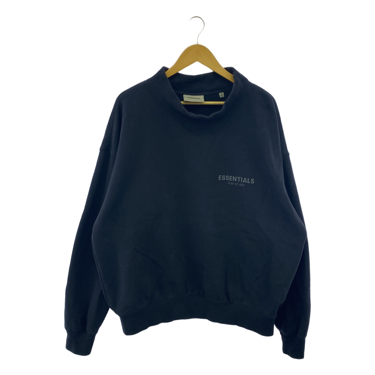 FOG ESSENTIALS / エフオージーエッセンシャルズ | モックネック スウェット | M | ブラック | メンズ