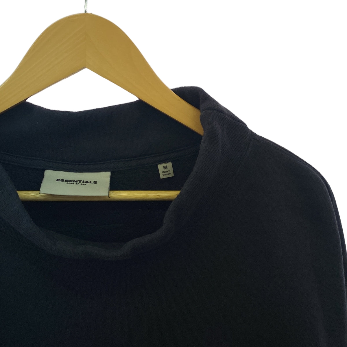 FOG ESSENTIALS / エフオージーエッセンシャルズ | モックネック スウェット | M | ブラック | メンズ