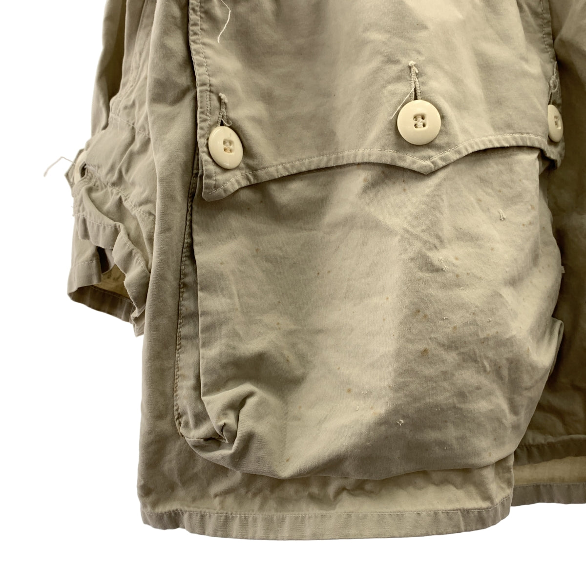 VINTAGE / 빈티지 헌 옷 | Swedish Army / 스웨덴 군 M62 스노우 카모 파커 오버 재킷 후디 | C50 | 남성