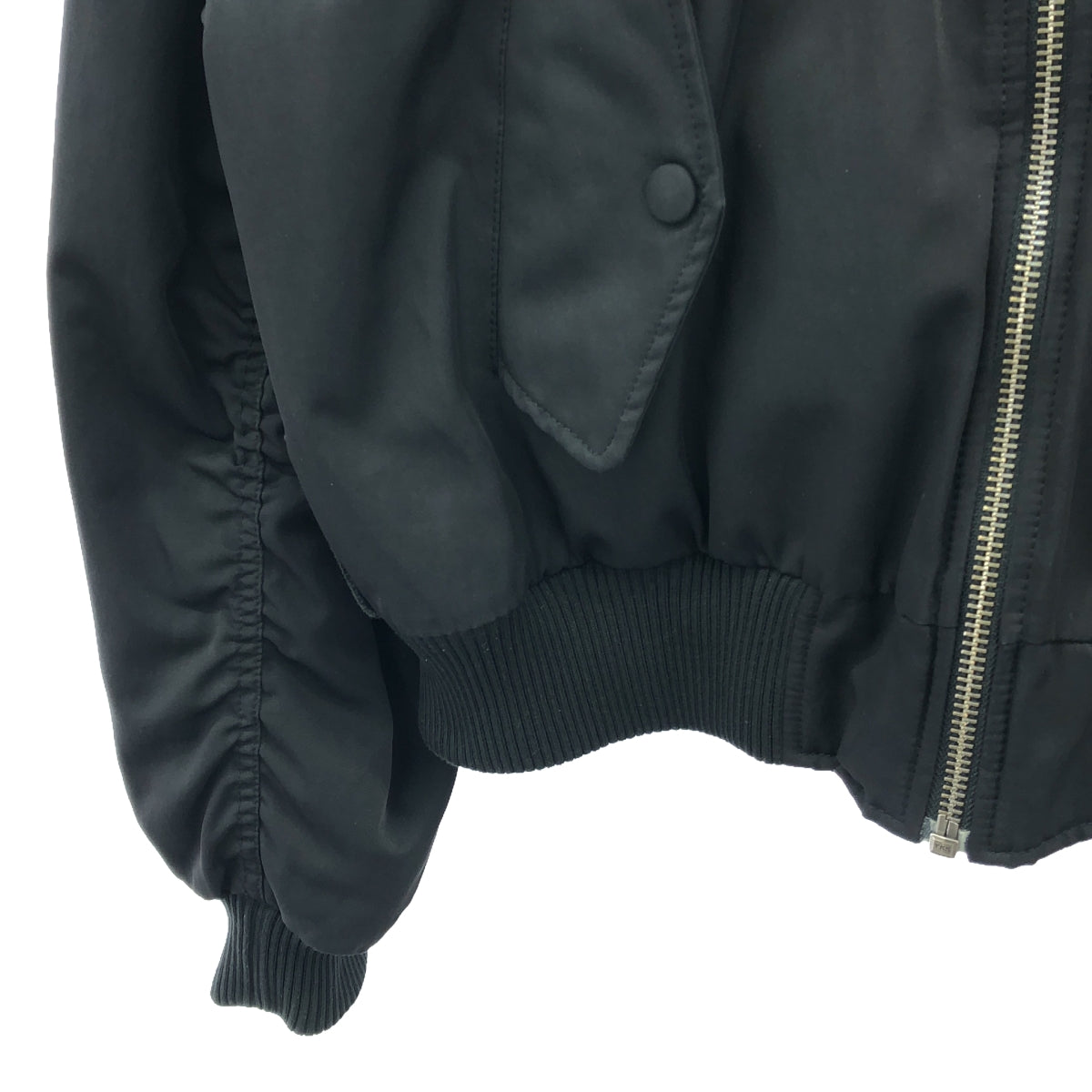 WILLY CHAVARRIA / ウィリーチャバリア | FUR LINED BOMBER ファー リバーシブル ボンバージャケット | L | ブラック | メンズ