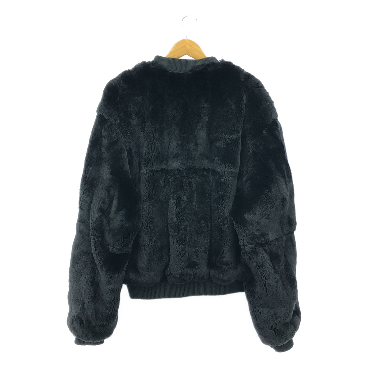 WILLY CHAVARRIA / ウィリーチャバリア | FUR LINED BOMBER ファー リバーシブル ボンバージャケット | L | ブラック | メンズ